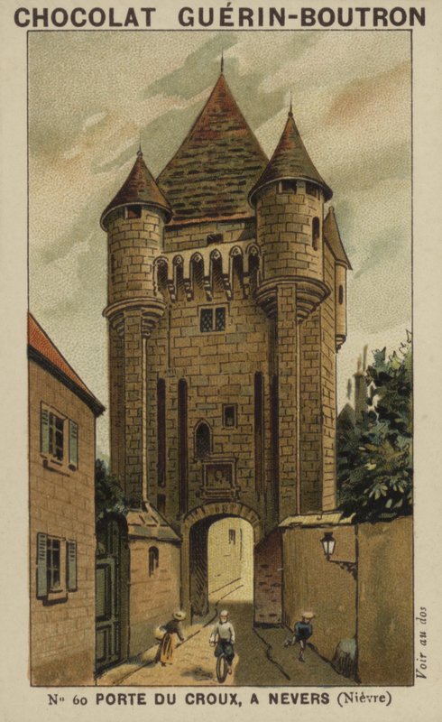 Porte du Croux, w Nevers, Nievre autorstwa French School