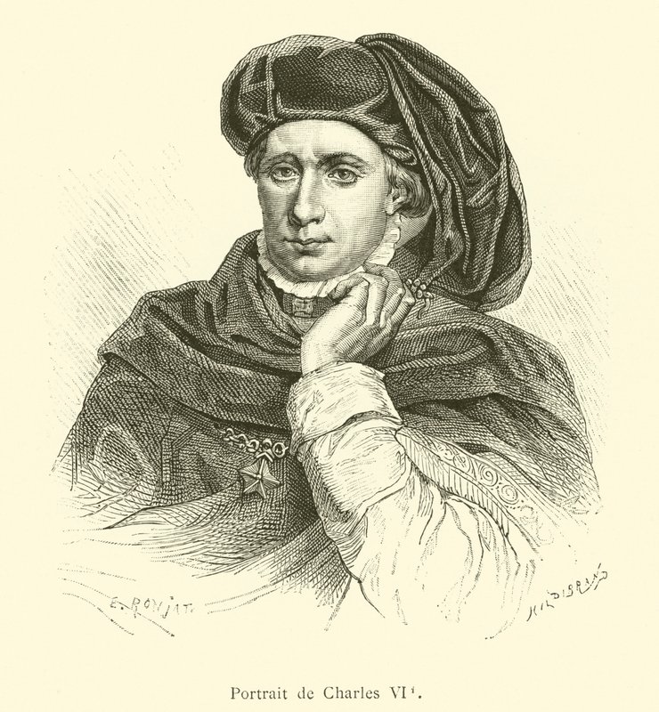 Portret Karola VI (rycina) autorstwa French School