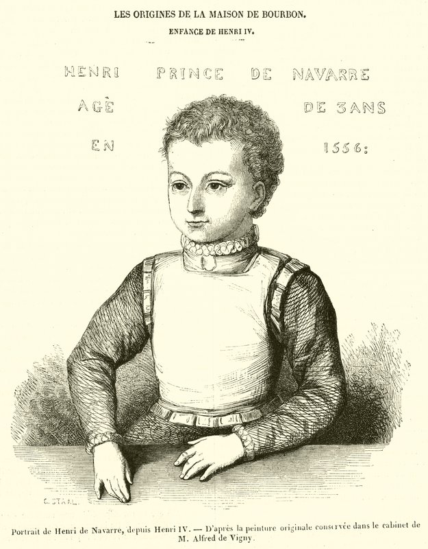 Portret Henryka z Nawarry, z Henryka IV (rycina) autorstwa French School