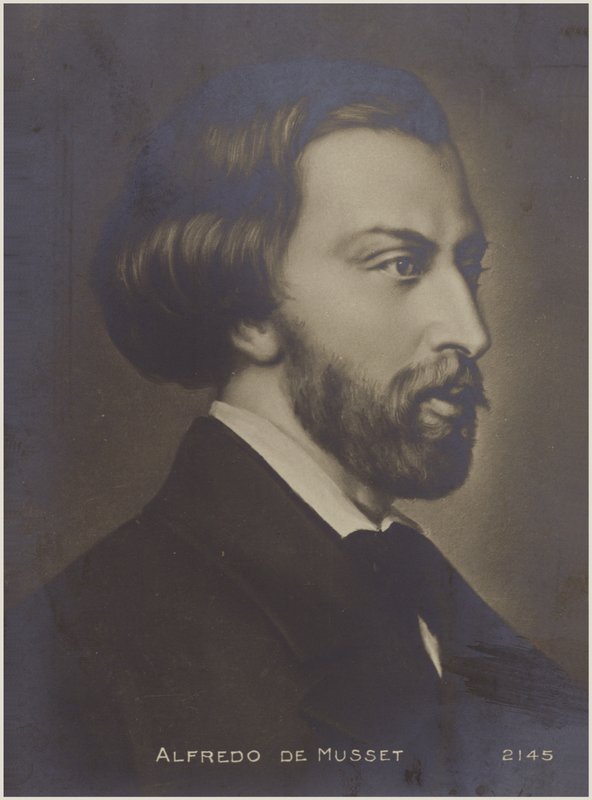 Portret Alfreda de Musset autorstwa French School