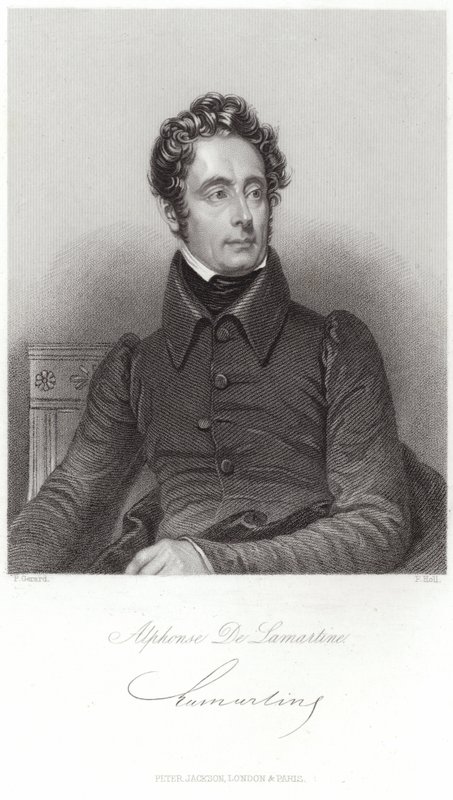 Portret Alfonsa de Lamartine autorstwa French School