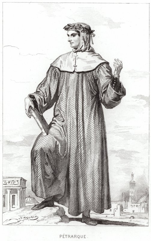 Portret Francesco Petrarki autorstwa French School
