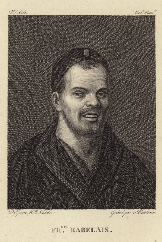 Portret Francois Rabelais autorstwa French School
