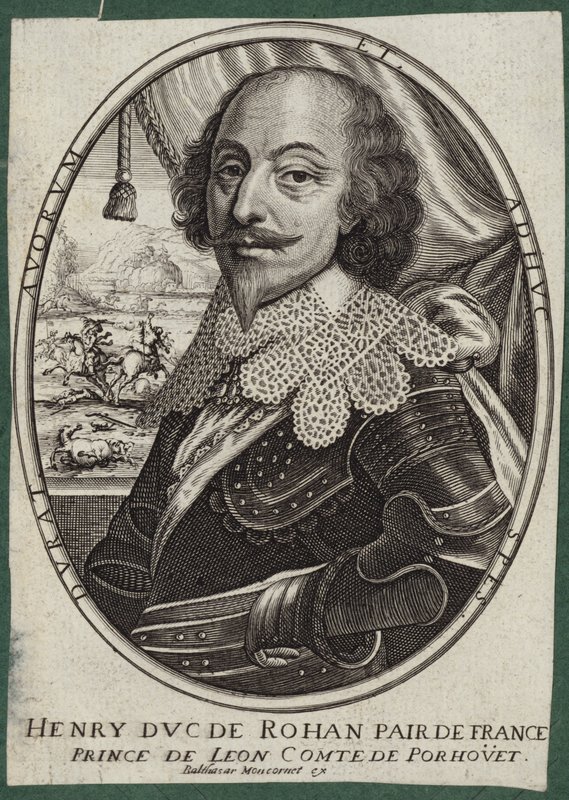 Portrait of Henri de Rohan, Duke of Rohan autorstwa French School