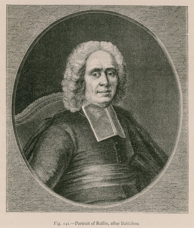 Portret Rollina według Balechou autorstwa French School