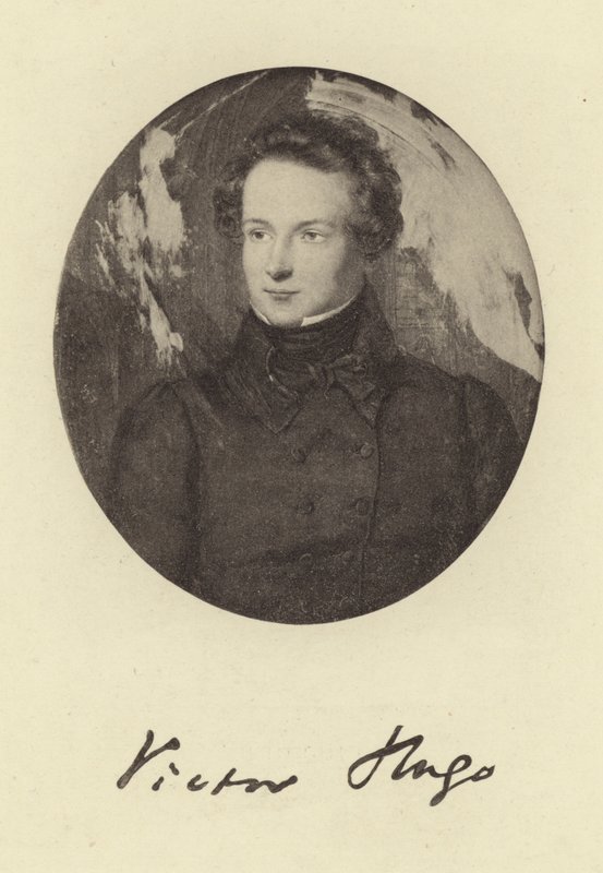 Portret Victora Hugo autorstwa French School