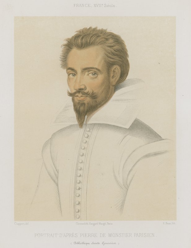 Portret mężczyzny ze spiczastą brodą autorstwa French School