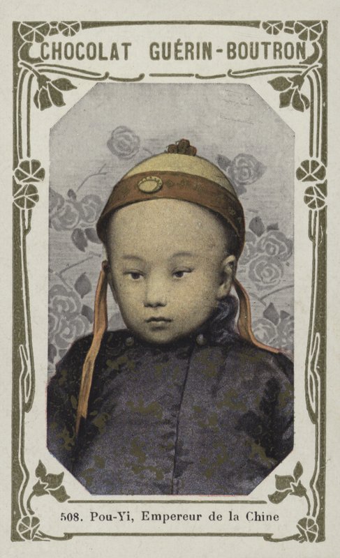 Pou-Yi, cesarz Chin (kolorowe zdjęcie) autorstwa French School