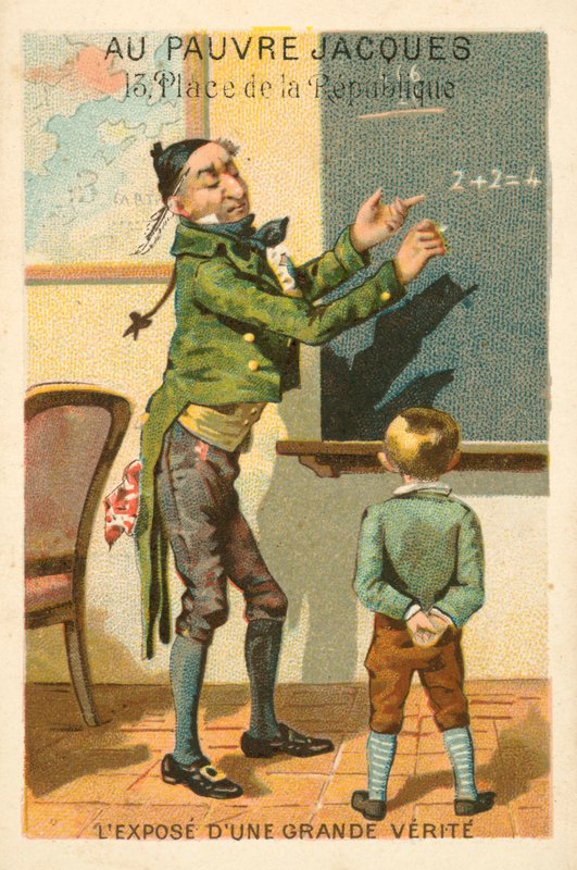 Przedstawienie wielkiej prawdy (chromolitho) autorstwa French School