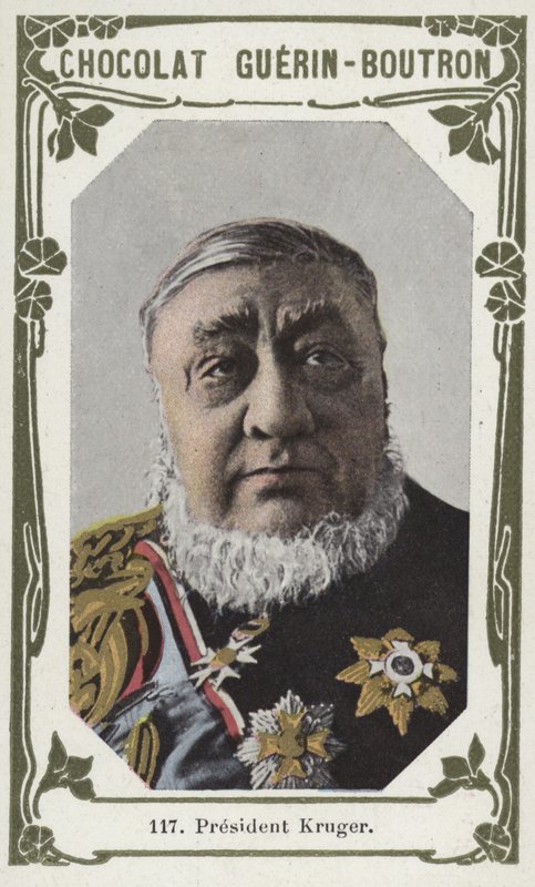 Prezydent Kruger (kolorowe zdjęcie) autorstwa French School