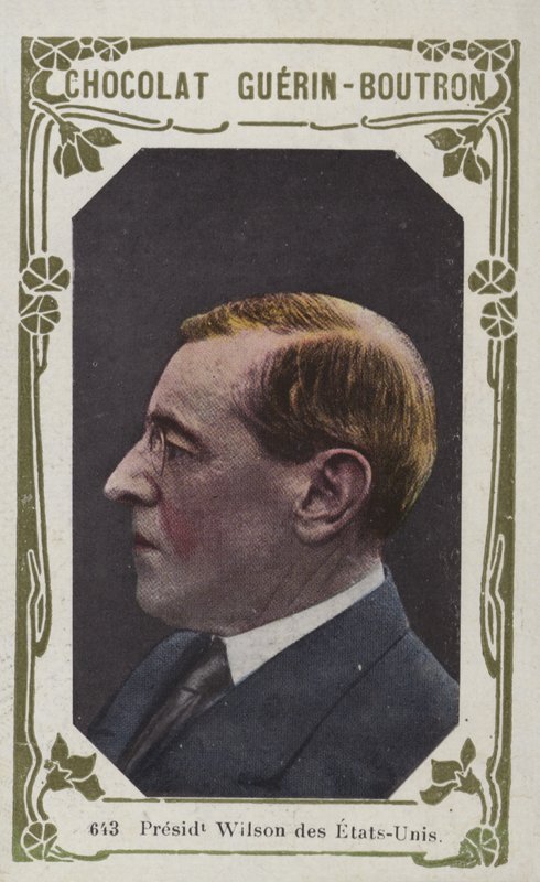 Prezydent Wilson Stanów Zjednoczonych (kolorowe zdjęcie) autorstwa French School