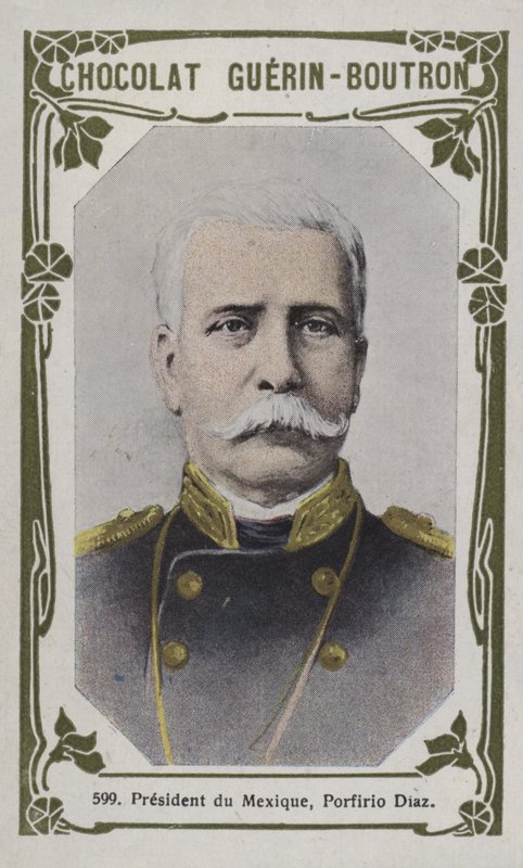 President du Mexique, Porfirio Diaz (kolorowe zdjęcie) autorstwa French School