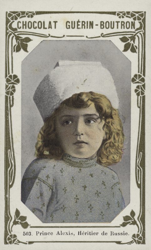 Książę Alexis, Heritier de Russie (kolorowe zdjęcie) autorstwa French School
