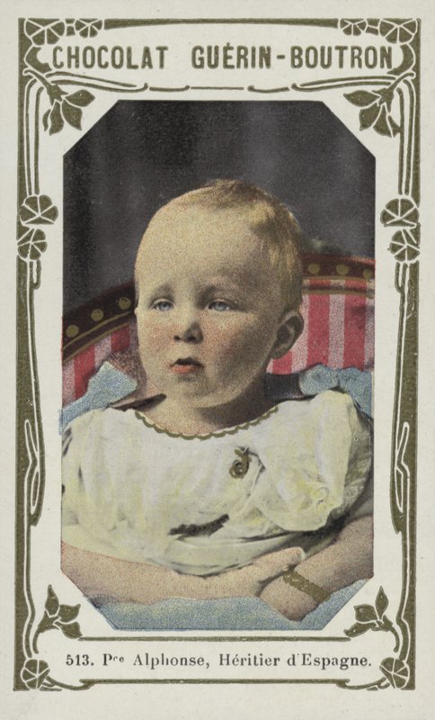 Książę Alphonse, Heritier dEspagne (kolorowe zdjęcie) autorstwa French School