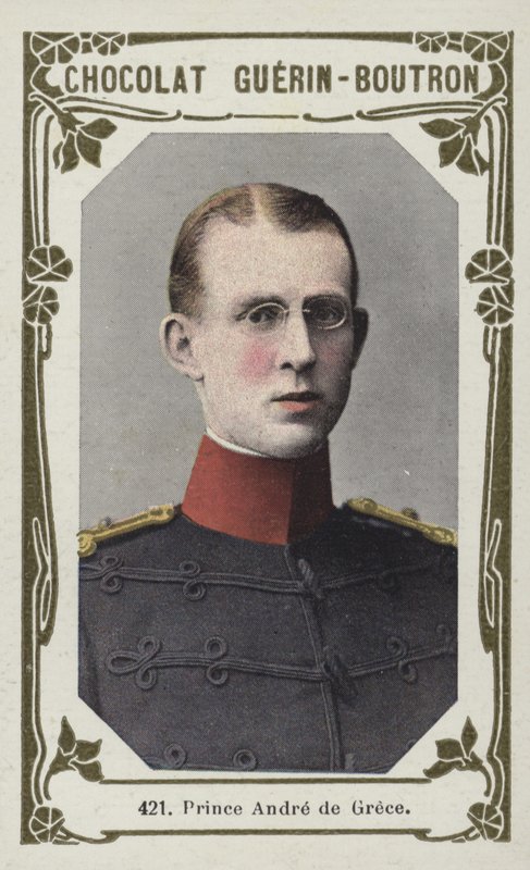 Książę Andre Grecji (kolorowe zdjęcie) autorstwa French School