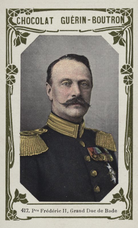 Książę Fryderyk II, wielki książę Badenii (kolorowe zdjęcie) autorstwa French School