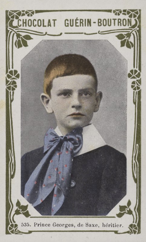 Prince Georges, de Saxe, dziedziczka (kolorowe zdjęcie) autorstwa French School