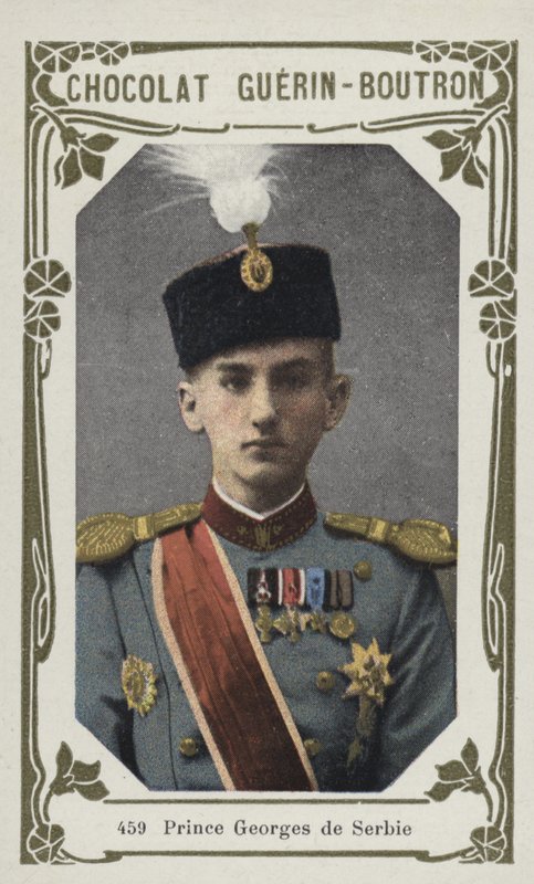Książę Jerzy Serbii (kolorowe zdjęcie) autorstwa French School