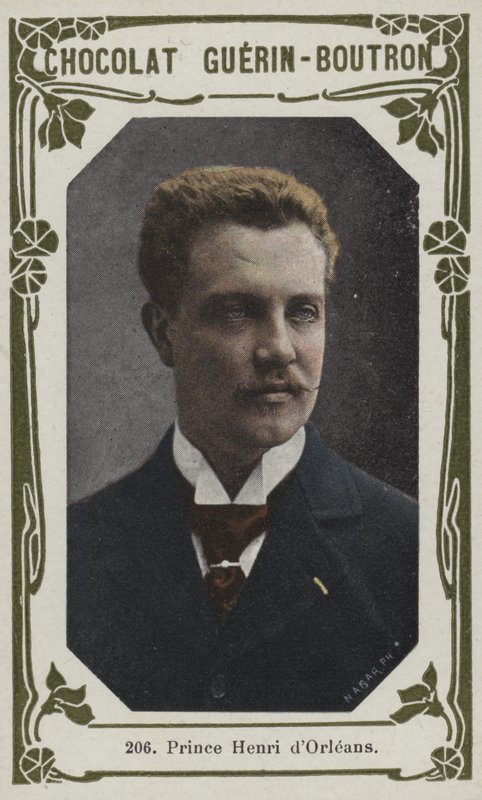 Książę Henri dOrleans (kolorowe zdjęcie) autorstwa French School