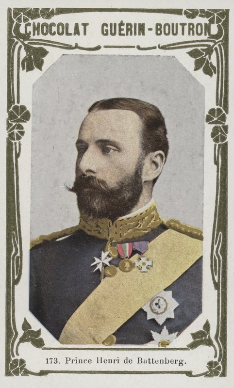 Książę Henri de Battenberg (kolorowe zdjęcie) autorstwa French School