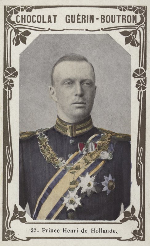 Książę Henryk z Holandii (kolorowe zdjęcie) autorstwa French School