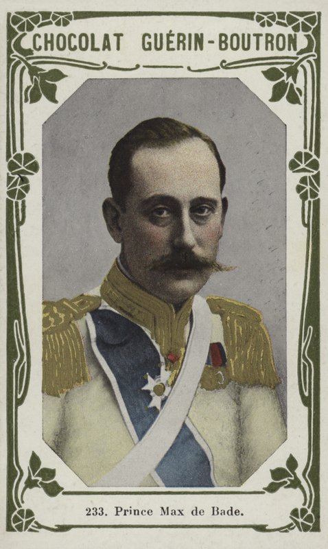 Książę Max de Bade (kolorowe zdjęcie) autorstwa French School