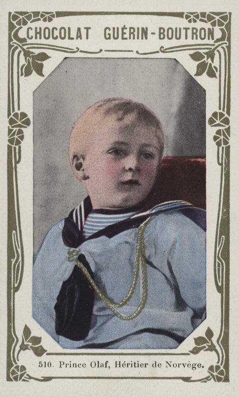 Książę Olaf, Heritier de Norvege (kolorowe zdjęcie) autorstwa French School