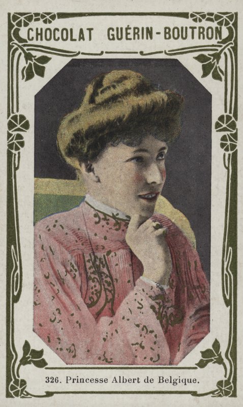 Księżniczka Albert z Belgii (kolorowe zdjęcie) autorstwa French School