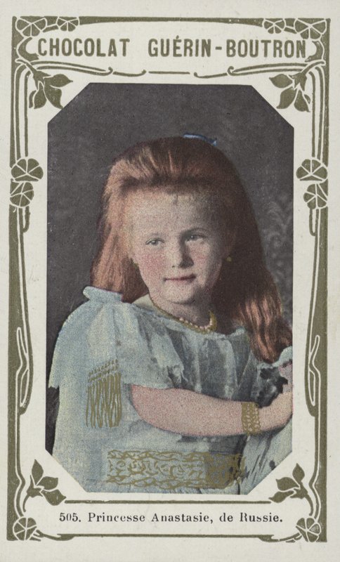 Księżniczka Anastazja Rosji (kolorowe zdjęcie) autorstwa French School