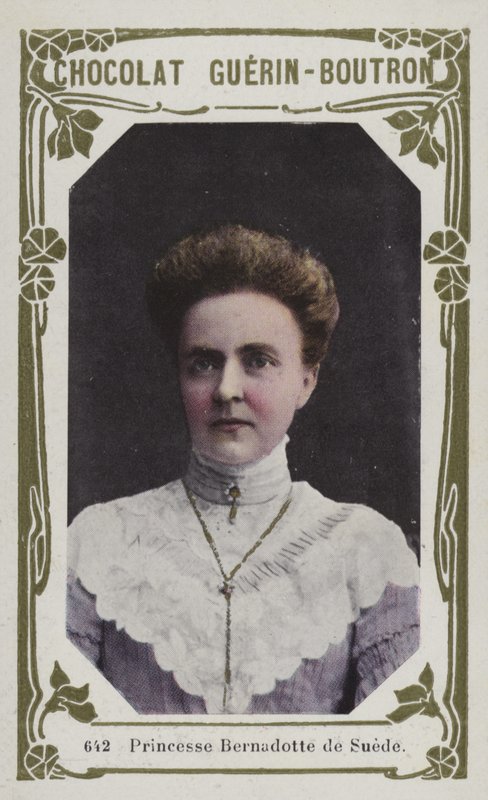 Księżniczka Bernadotte de Suede (kolorowe zdjęcie) autorstwa French School