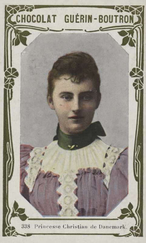 Księżniczka Christian z Danii (kolorowe zdjęcie) autorstwa French School