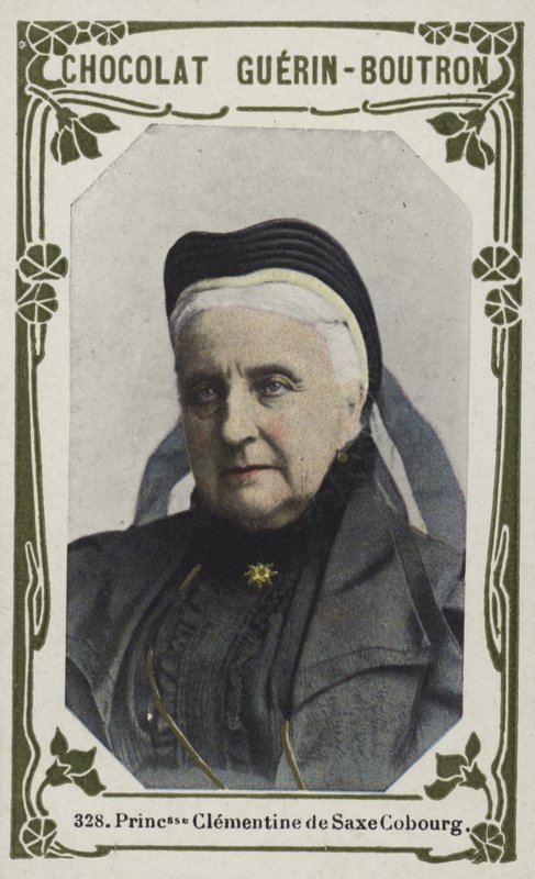 Księżniczka Clementine de Saxe Cobourg (kolorowe zdjęcie) autorstwa French School