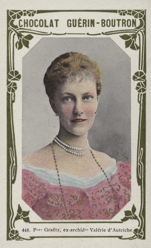 Księżniczka Graetz, była arcyksiężna Valerie Austrii (kolorowe zdjęcie) autorstwa French School