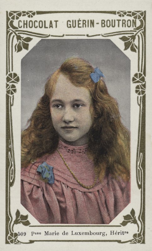 Księżniczka Marie z Luksemburga, dziedziczka (kolorowe zdjęcie) autorstwa French School