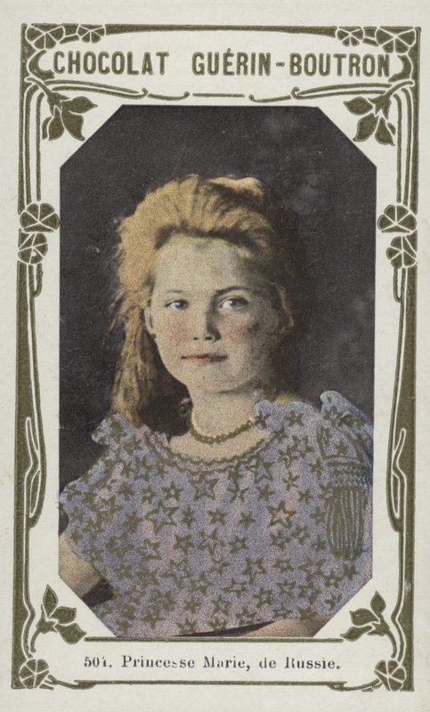 Księżniczka Maria z Rosji (kolorowe zdjęcie) autorstwa French School