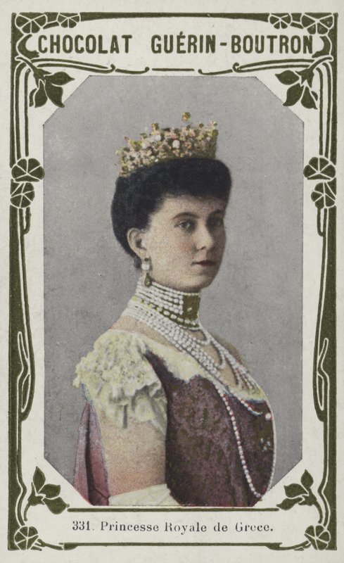 Księżniczka Królewska Grecji (kolorowe zdjęcie) autorstwa French School
