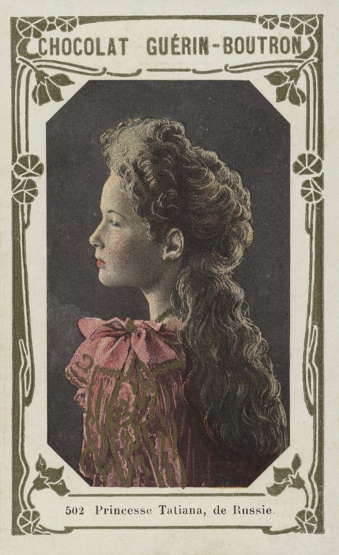 Księżniczka Tatiana Rosji (kolorowe zdjęcie) autorstwa French School