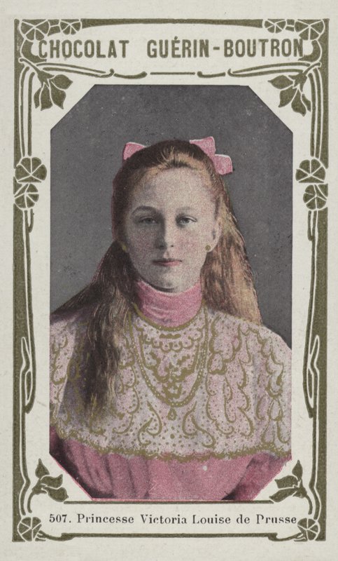 Księżniczka Wiktoria Ludwika Pruska (kolorowe zdjęcie) autorstwa French School
