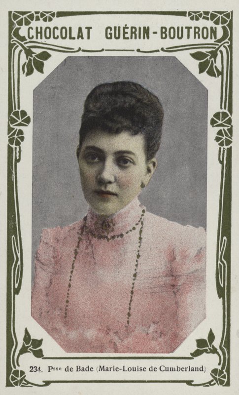 Księżniczka Baden, Marie-Louise z Cumberland (kolorowe zdjęcie) autorstwa French School