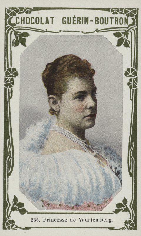 Księżniczka Wirtembergii (kolorowe zdjęcie) autorstwa French School