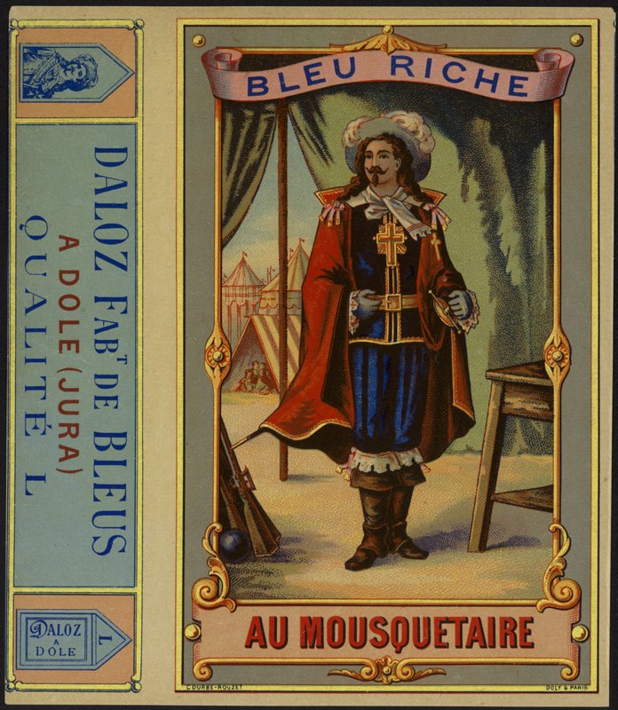 Etykieta produktu dla Bleu Riche au Mousquetaire autorstwa French School