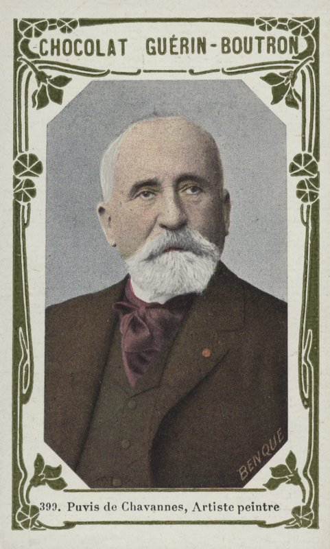 Puvis de Chavannes, malarz (kolorowe zdjęcie) autorstwa French School
