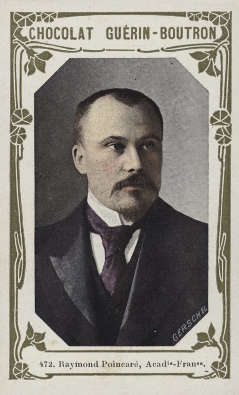 Raymond Poincare, Academie-Francaise (kolorowe zdjęcie) autorstwa French School