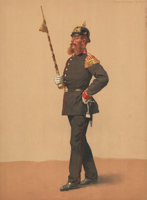 Pułki Bęben 74 Regt autorstwa French School