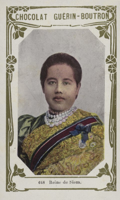 Reine de Siam (kolorowe zdjęcie) autorstwa French School