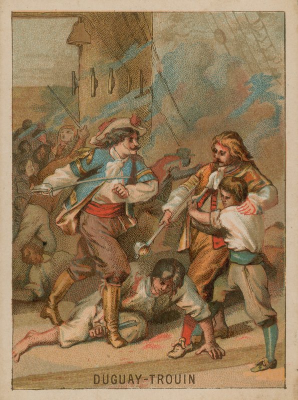 Rene Duguay-Trouin Francuski korsarz Saint Malo autorstwa French School