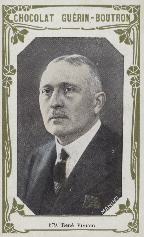 Rene Viviani (kolorowe zdjęcie) autorstwa French School