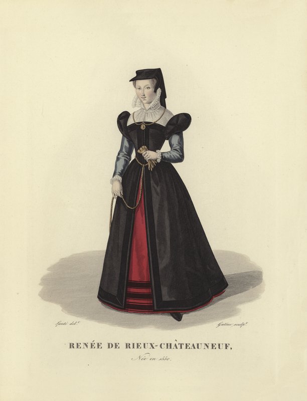 Renée de Rieuf, La Belle Chateauneuf autorstwa French School