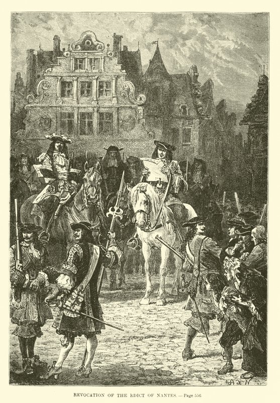 Odwołanie edyktu nantejskiego autorstwa French School