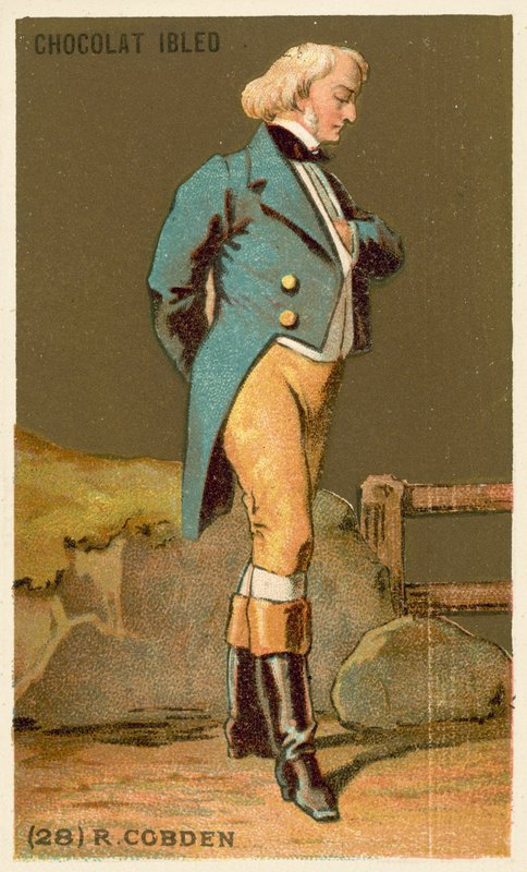 Richard Cobden , angielski polityk (chromolitho) autorstwa French School